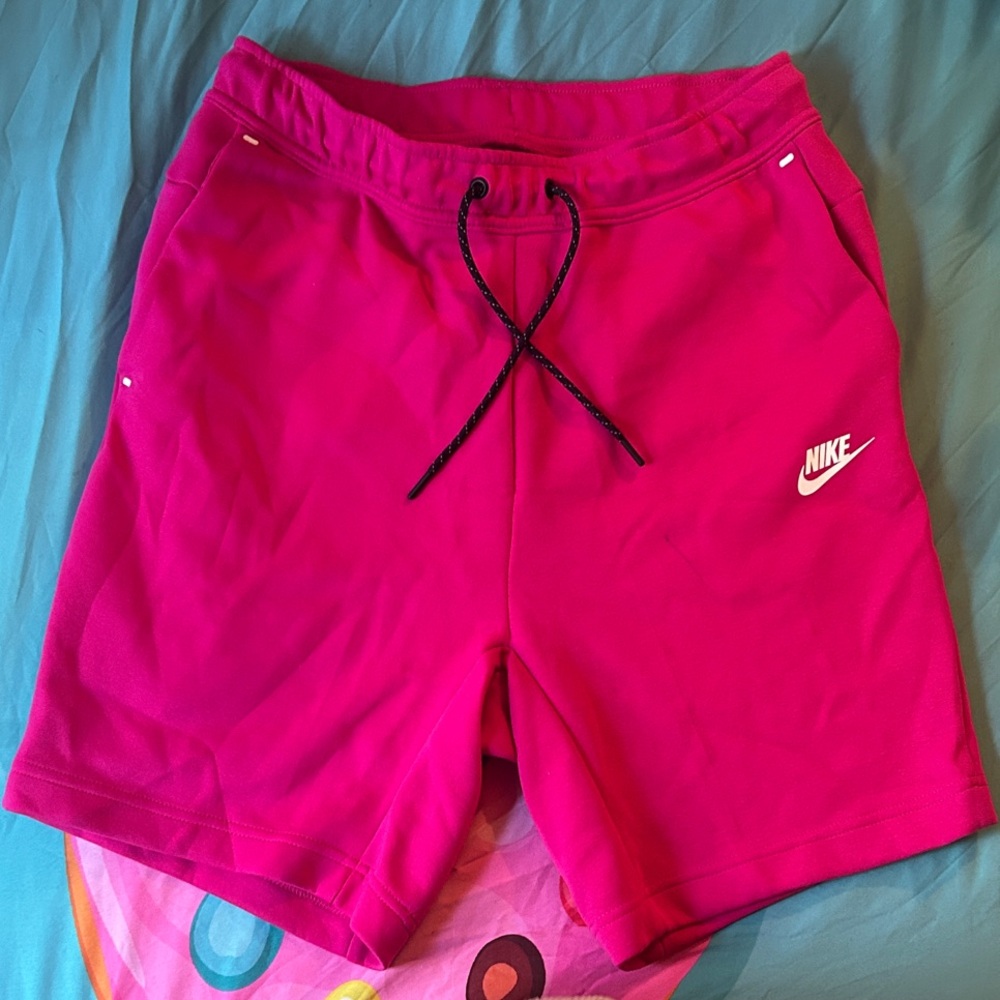 Nike Men's Vibrant Pink Athletic Shorts
